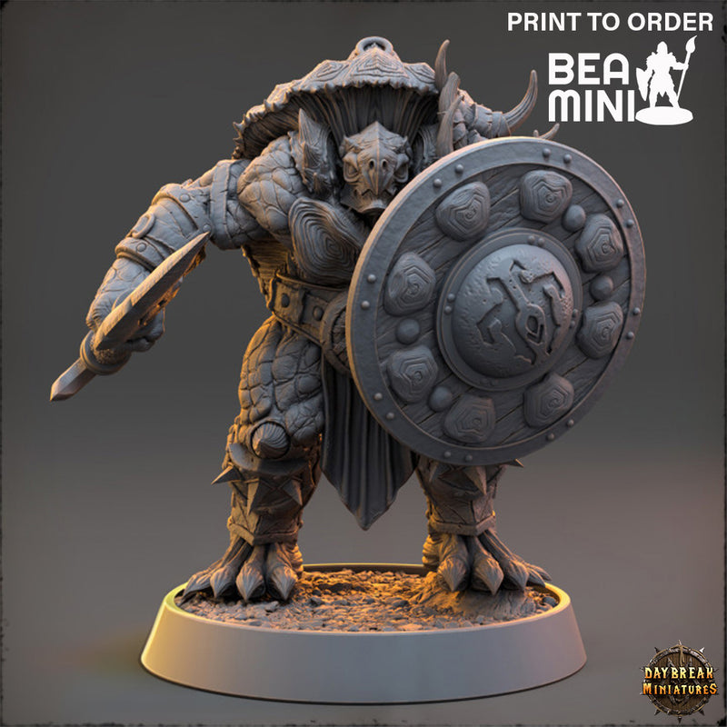 Wecto - The Praetorians of Shield Island | BeaMini Print to Order Miniatures