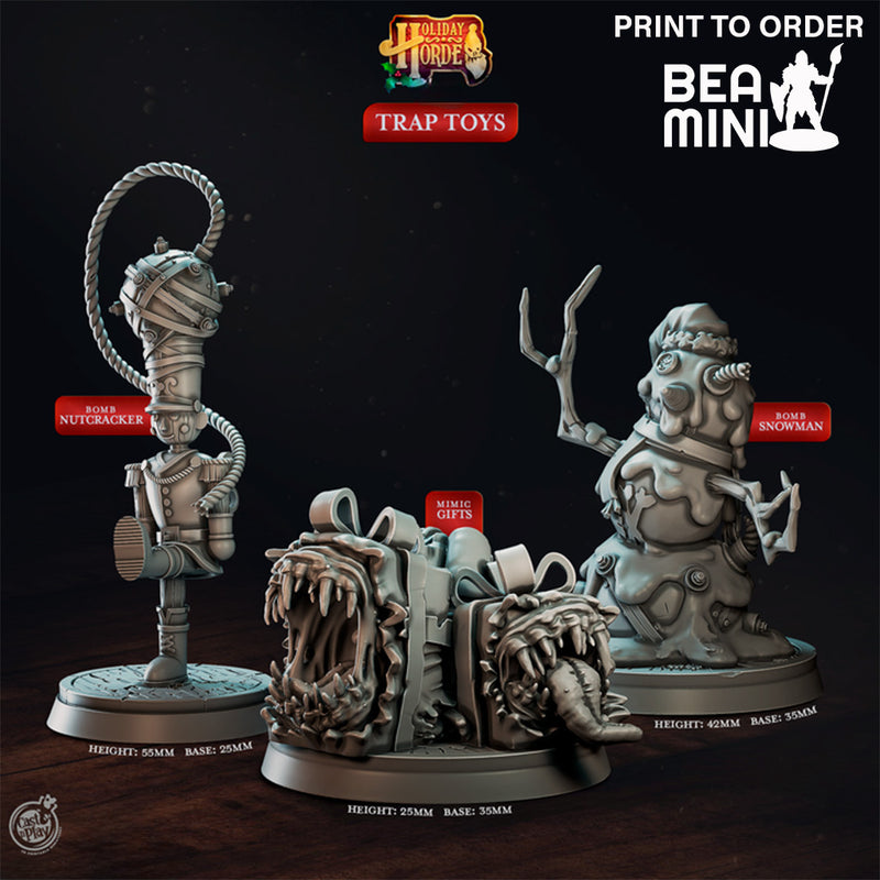 Trap Toys | BeaMini Print to Order Miniatures