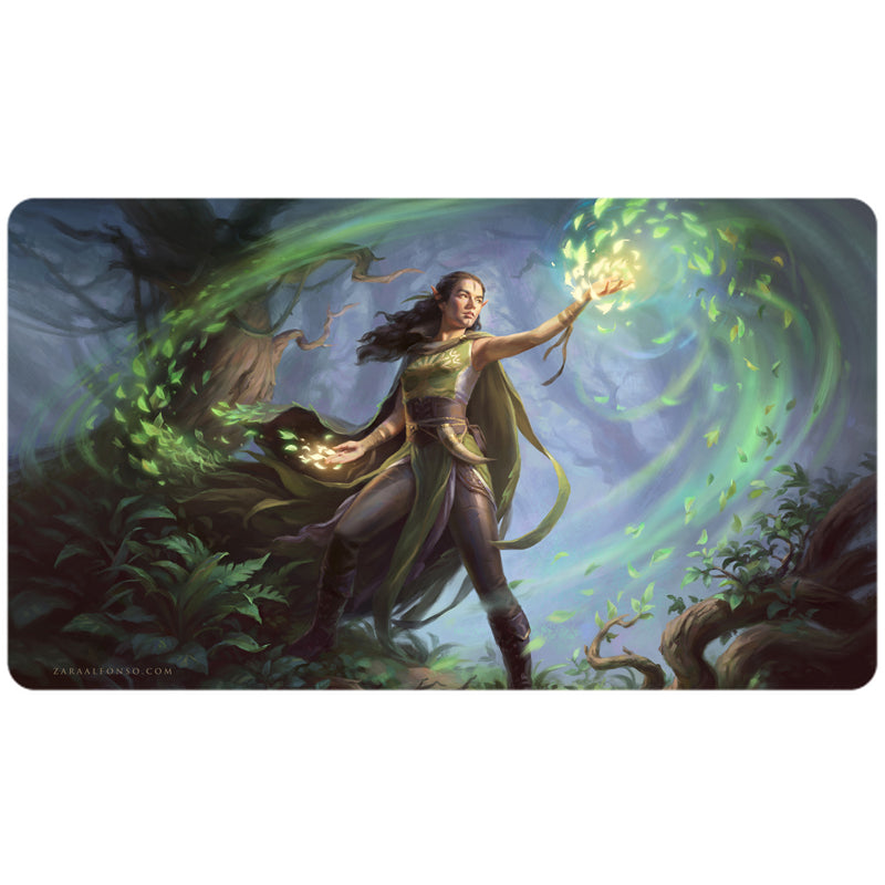 Nature's Aegis Playmat – Signed by the artist Zara Alfonso