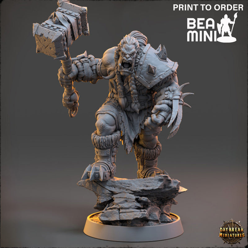 Zweitung Blutnagel - Orc Warrior | BeaMini Print to Order Miniatures