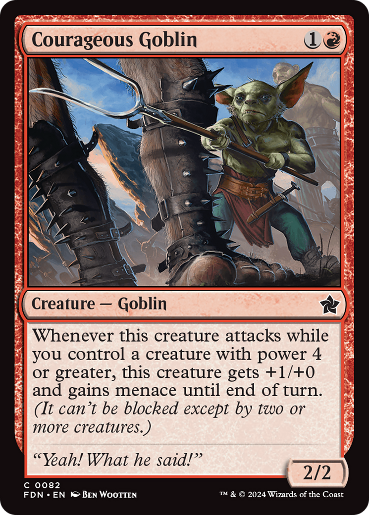 Courageous Goblin [Foundations]