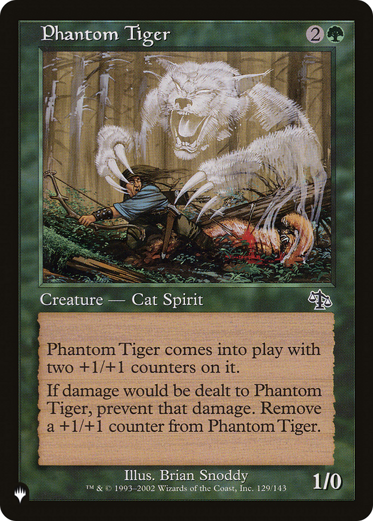 Phantom Tiger [The List]