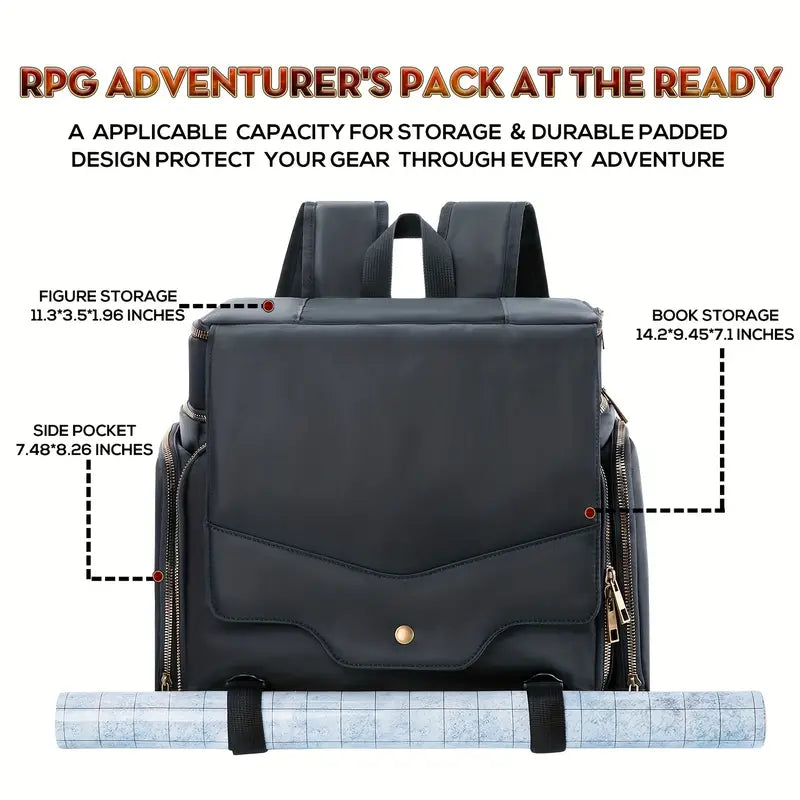 Adventurer's Travel Bag - Black