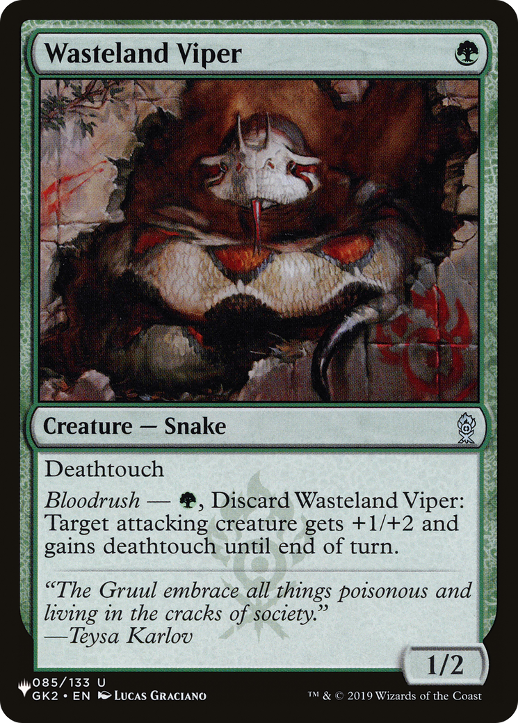 Wasteland Viper [The List]