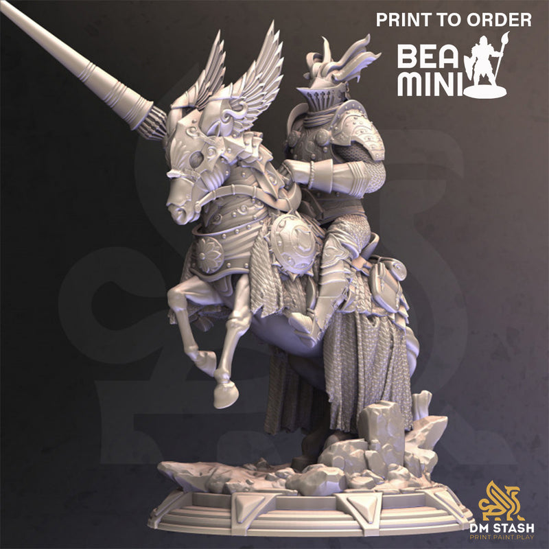 Gothic Knight - Brax Attican | BeaMini Print to Order Miniatures