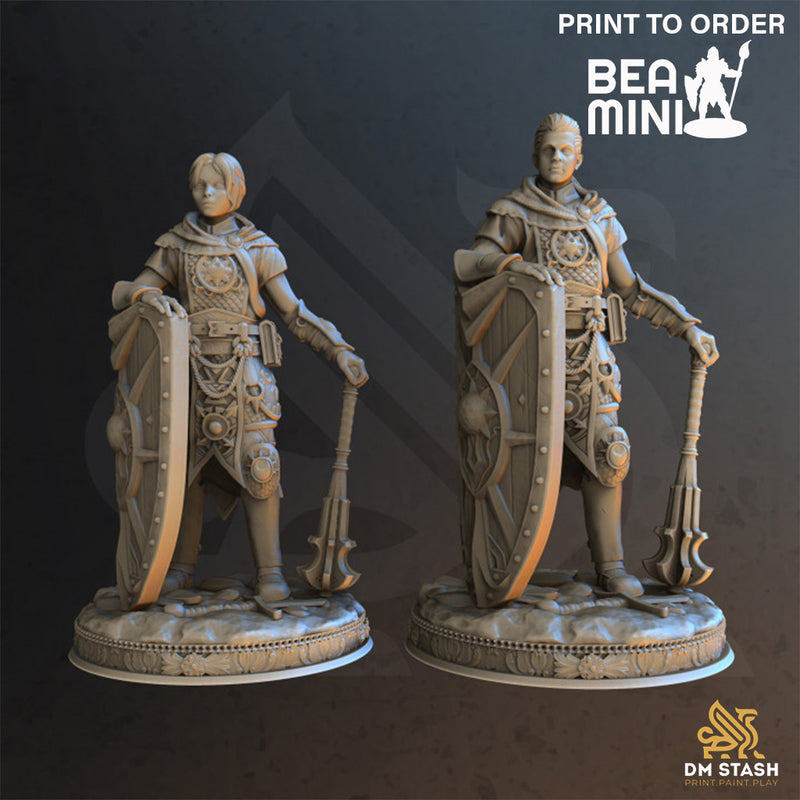 Knights of the Dawn - Arkeus & Arkina | BeaMini Print to Order Miniatures