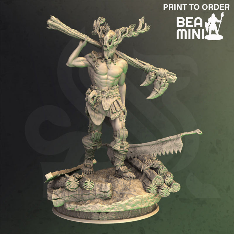 Treneal the Druid | BeaMini Print to Order Miniatures