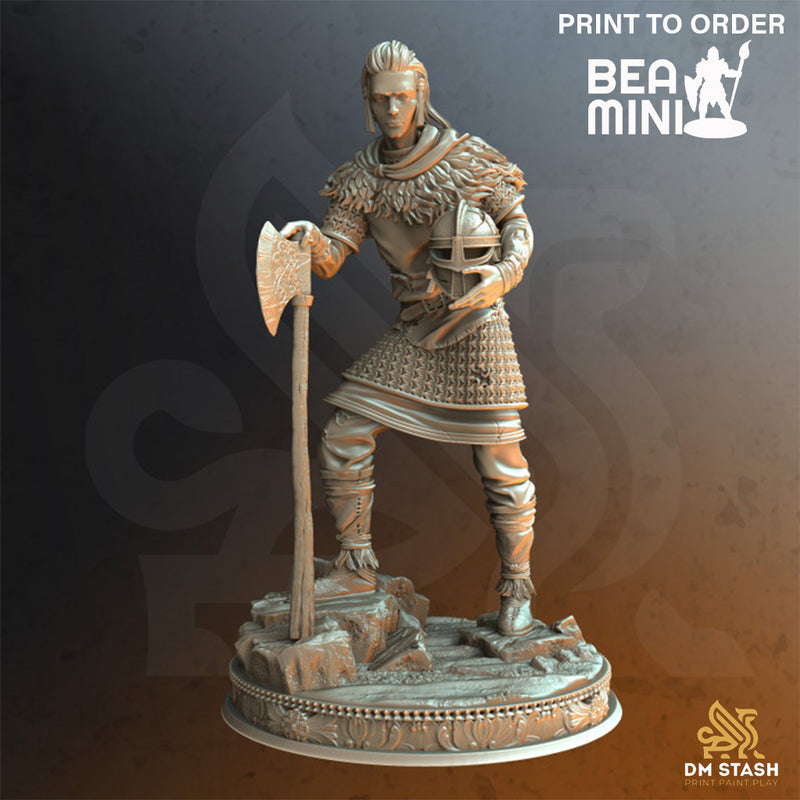 Nils Olav The Fighter | BeaMini Print to Order Miniatures