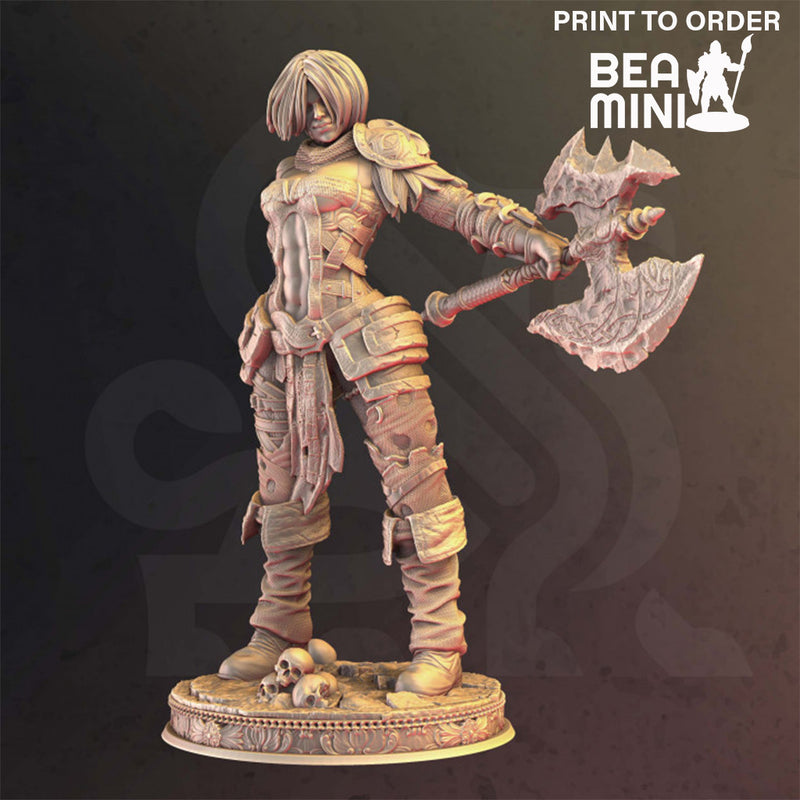 Agga - Goliath Barbarian | BeaMini Print to Order Miniatures