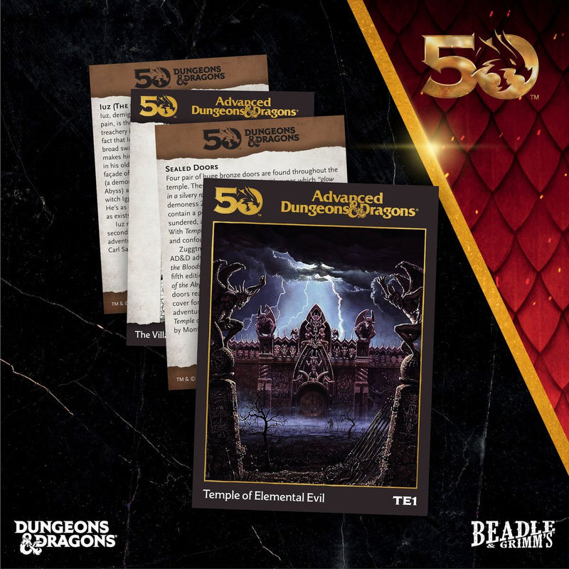 Beadle & Grimm's The Temple of Elemental Evil Dice & Accessories Set (D&D 50th Anniversary Release)