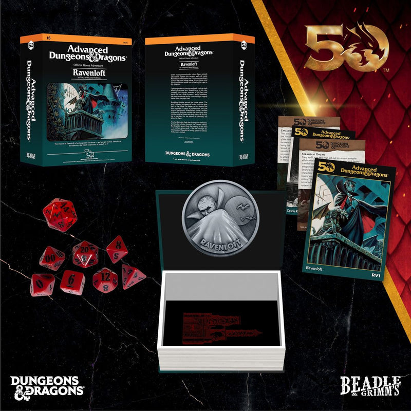 Beadle & Grimm's Ravenloft Dice & Accessories Set (D&D 50th Anniversary Release)