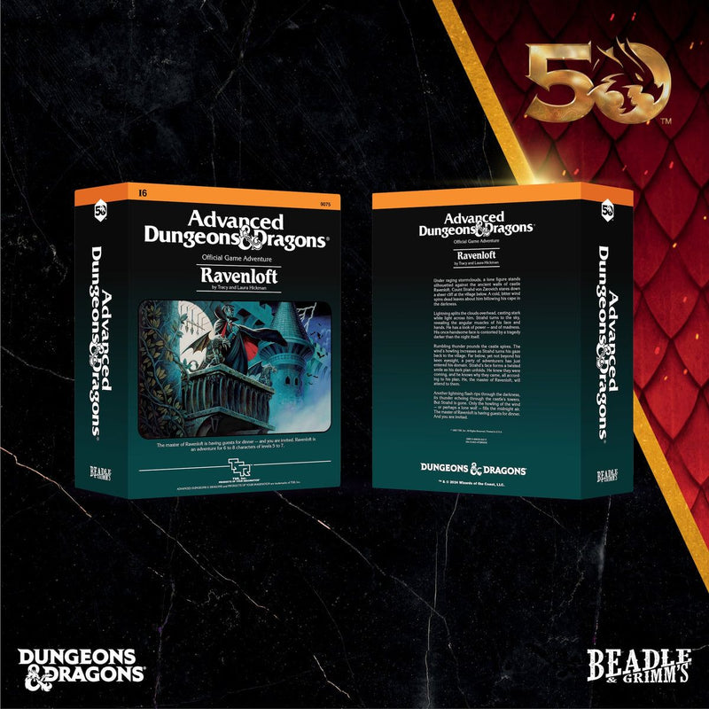 Beadle & Grimm's Ravenloft Dice & Accessories Set (D&D 50th Anniversary Release)