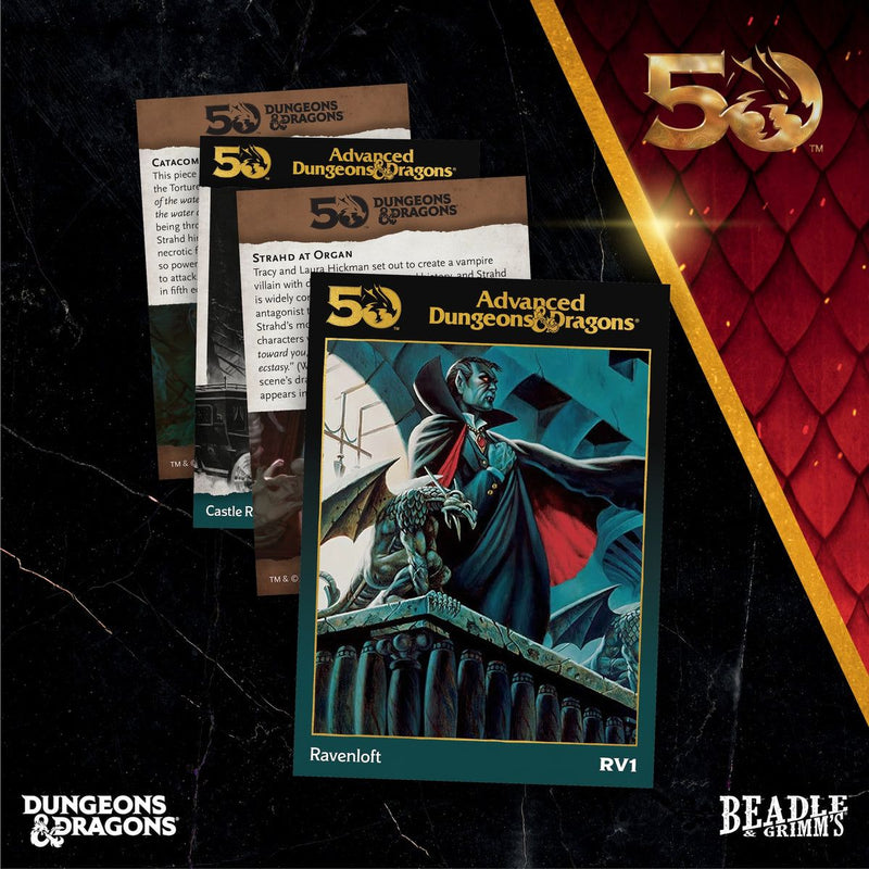 Beadle & Grimm's Ravenloft Dice & Accessories Set (D&D 50th Anniversary Release)