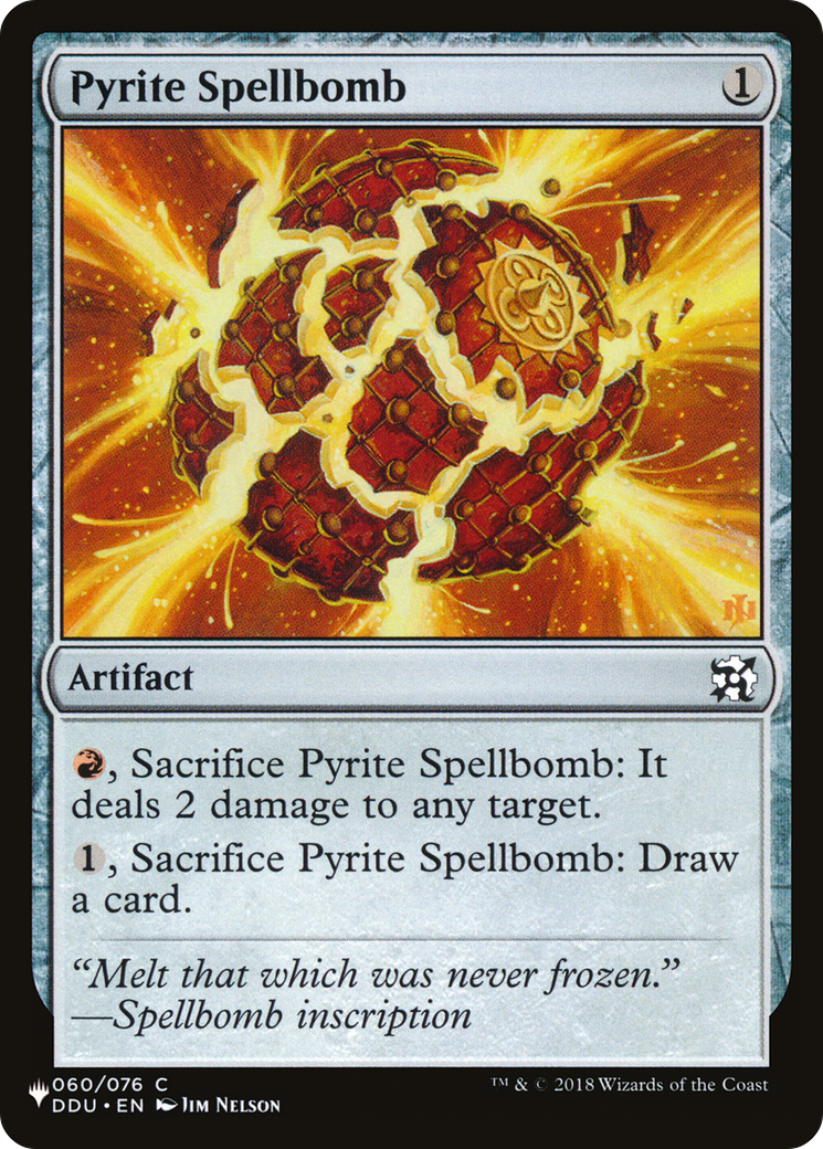 Pyrite Spellbomb [The List]