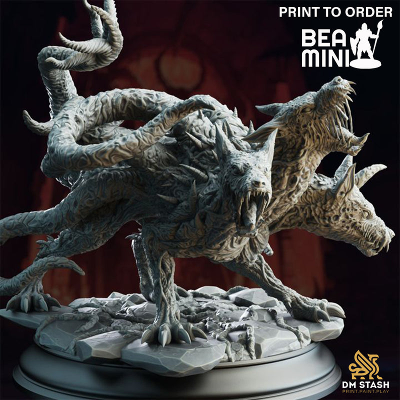 Hellhound Aberration  | BeaMini Print to Order Miniatures