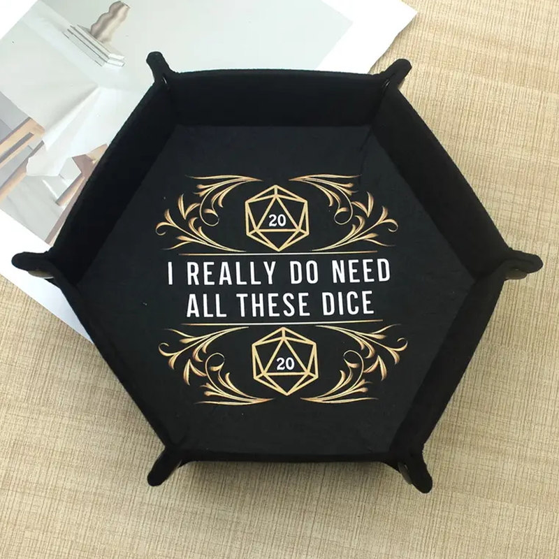 I Really Do Need All These Dice - Folding Dice Tray