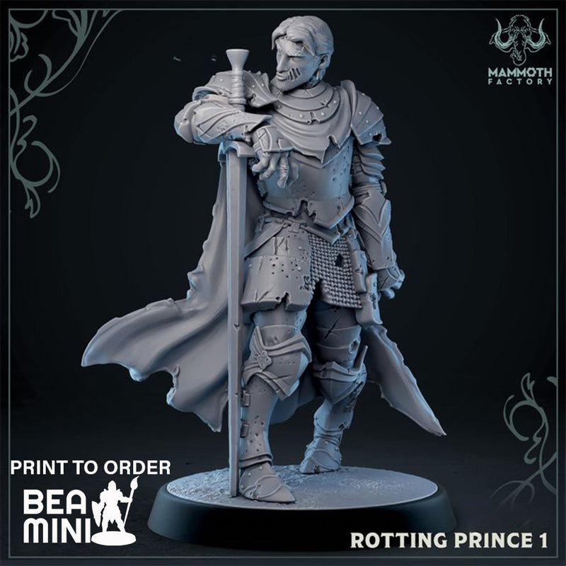 Rotting Prince | BeaMini Print to Order Miniatures