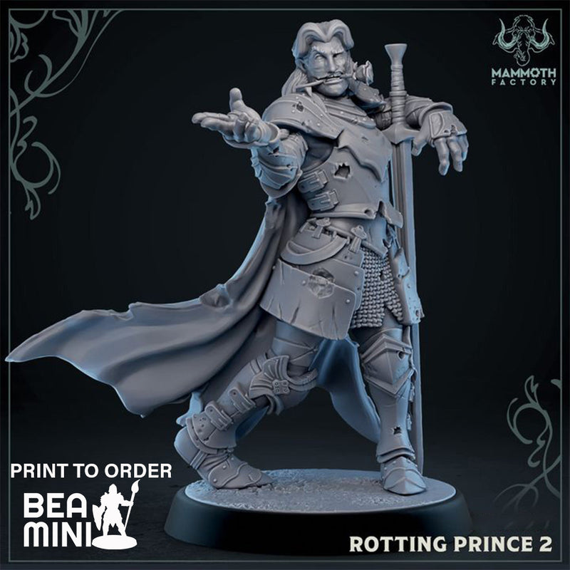 Rotting Prince | BeaMini Print to Order Miniatures