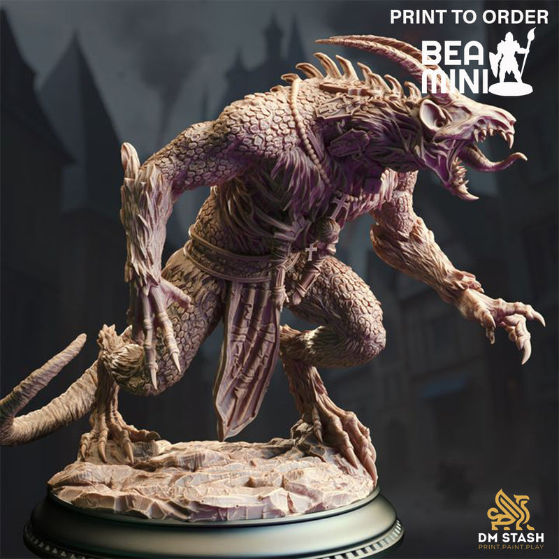 Eldritch Capra Abomination - The Absolver | BeaMini Print to Order Miniatures