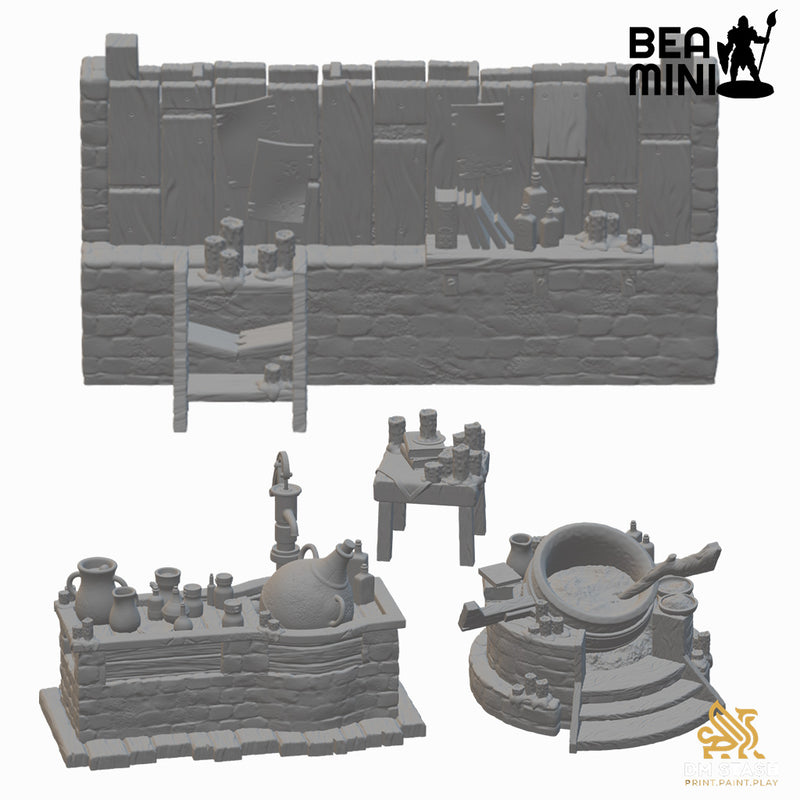 Hags Hovel Terrain Set | BeaMini Print to Order Miniatures