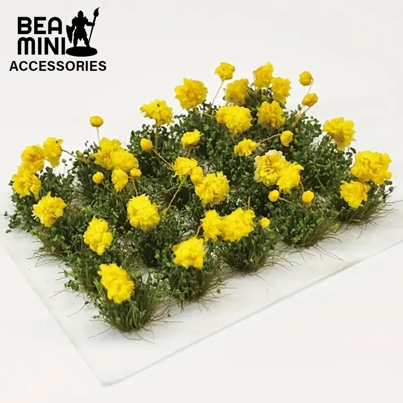 Bea Mini Basing Tufts - Yellow Flowers 20 Tuft Pack