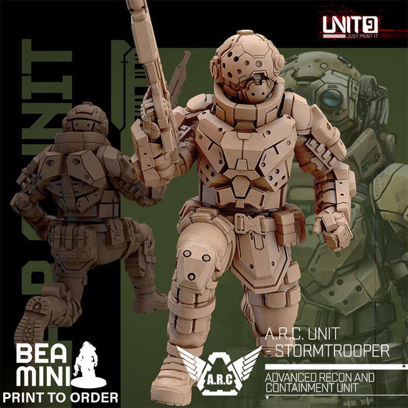 A.R.C. Unit - Stormtrooper 4 | BeaMini Print to Order Miniatures