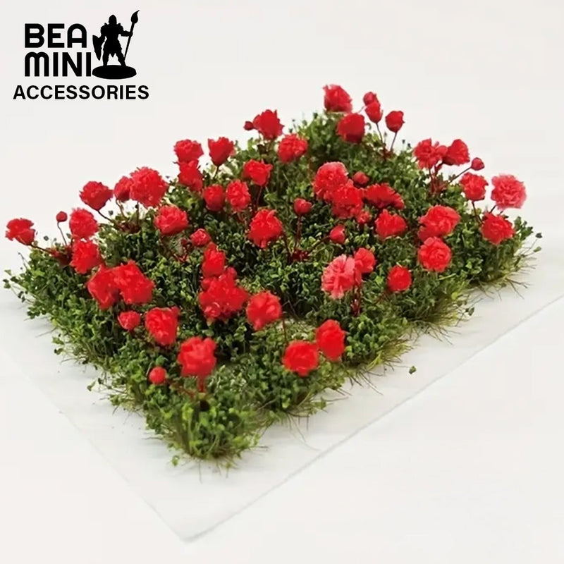 Bea Mini Basing Tufts - Red Flowers 20 Tuft Pack