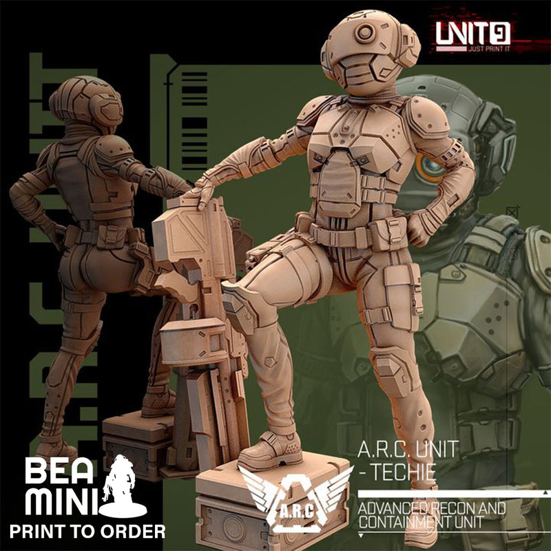 A.R.C. Unit - Techie | BeaMini Print to Order Miniatures