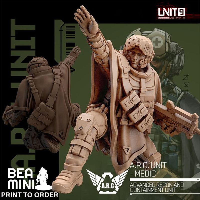 A.R.C. Unit - Medic | BeaMini Print to Order Miniatures