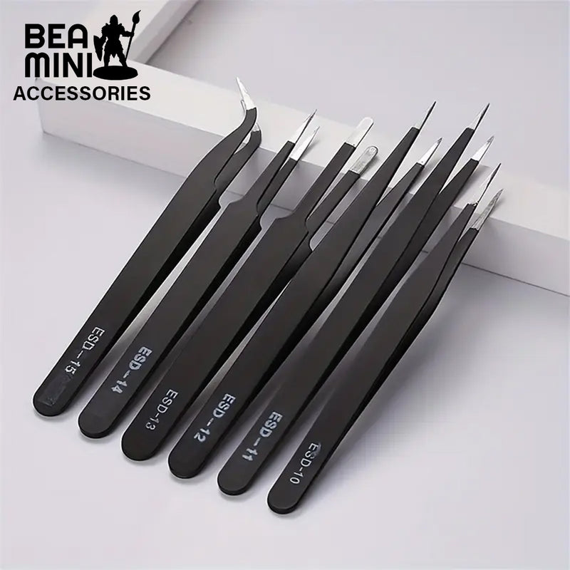 Bea Mini Tools: Tweezers Set (6 Tweezers)