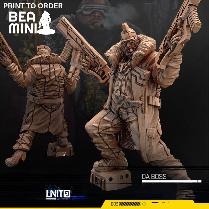 Da Boss | BeaMini Print to Order Miniatures