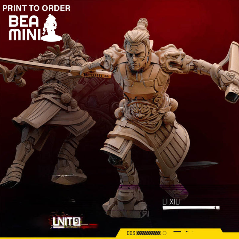 Li Xiu | BeaMini Print to Order Miniatures