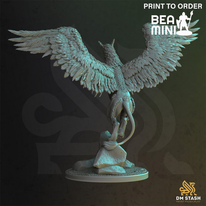 Moon Griffin - Thyralmir | BeaMini Print to Order Miniatures