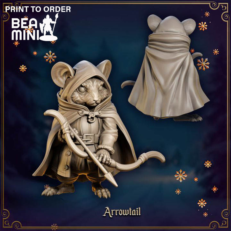 Arrowtail The Ranger | BeaMini Print to Order Miniatures