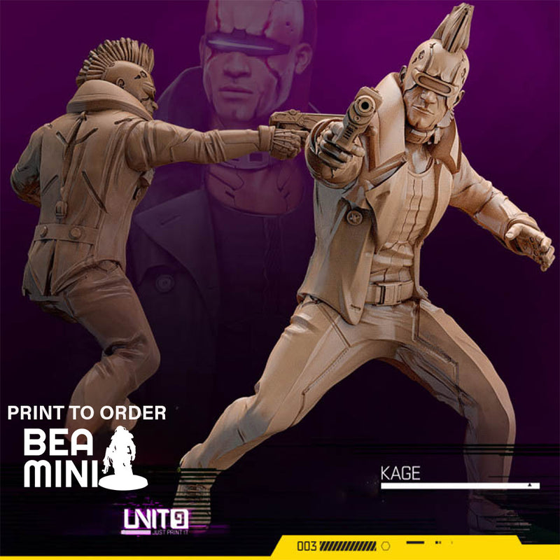 Kage | BeaMini Print to Order Miniatures