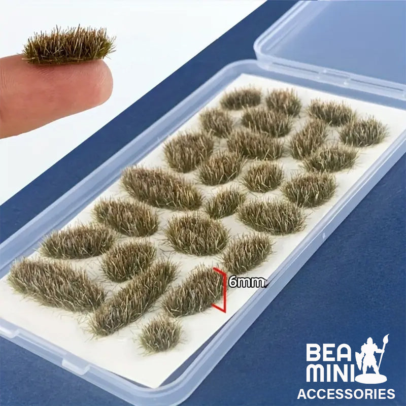 Bea Mini Basing Tufts - Withered Brown Irregular Shaped Grass 24 Tuft Pack