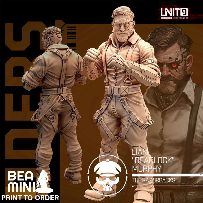 Liam 'Deadlock' Murphy | BeaMini Print to Order Miniatures