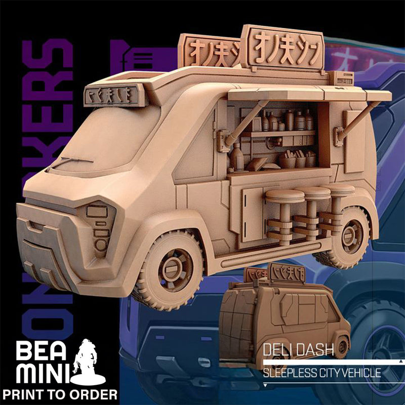 Deli Dash (Vehicle) | BeaMini Print to Order Miniatures