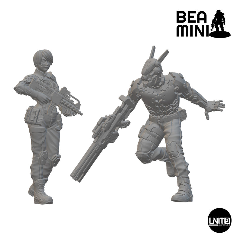 Hekaton & Daori | BeaMini Print to Order Miniatures