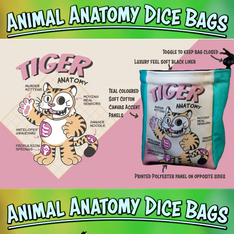 Animal Anatomy Dice Bags