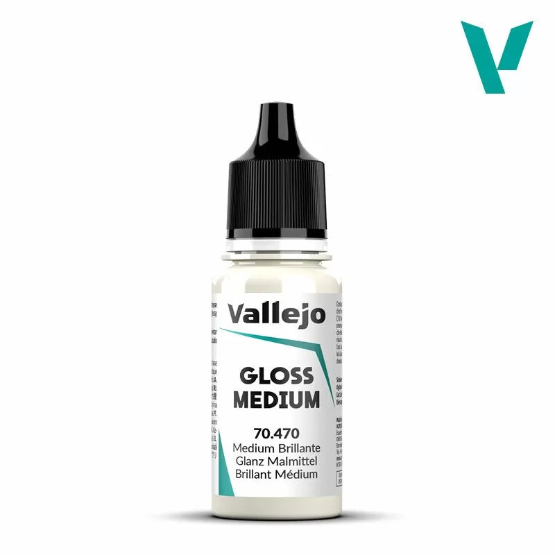 Vallejo - Auxiliaries - Gloss Medium (Single Bottle 18ml)