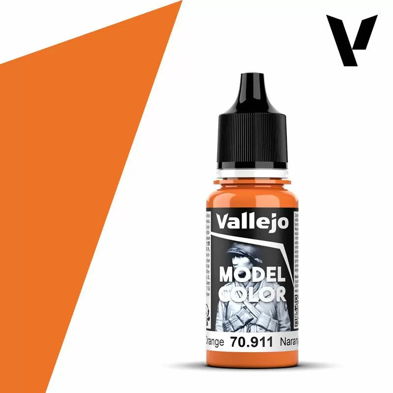 Vallejo Model Colour - Light Orange (Single Bottle 18ml)