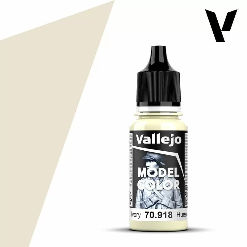 Vallejo Model Colour - Ivory Paint (Single Bottle 18ml)