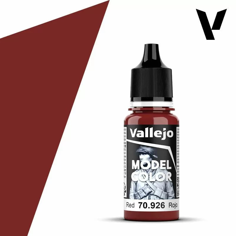 Vallejo Model Colour -  Red (Single Bottle 18ml)