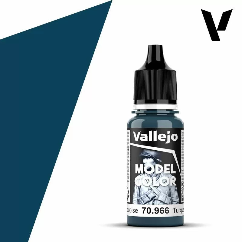 Vallejo - Model Colour - Turquoise (Single Bottle 18ml)