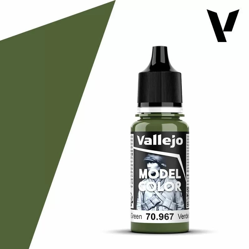 Vallejo Model Colour - Olive Green (Single Bottle 18ml)