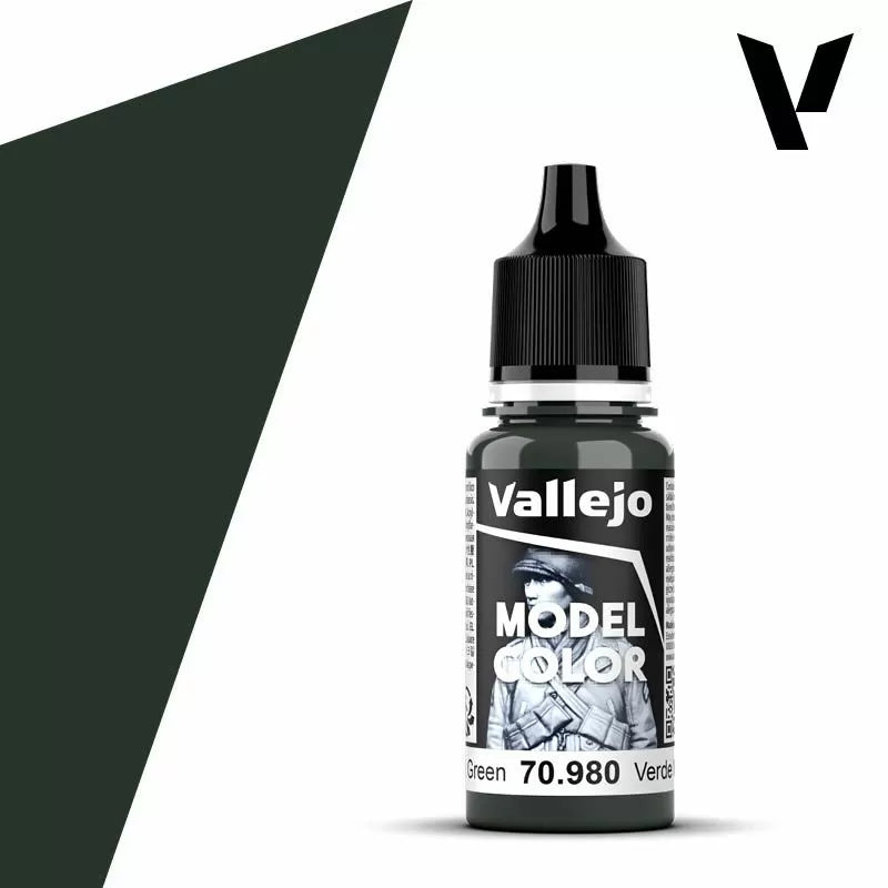 Vallejo Model Colour - Black Green (Single Bottle 18ml)