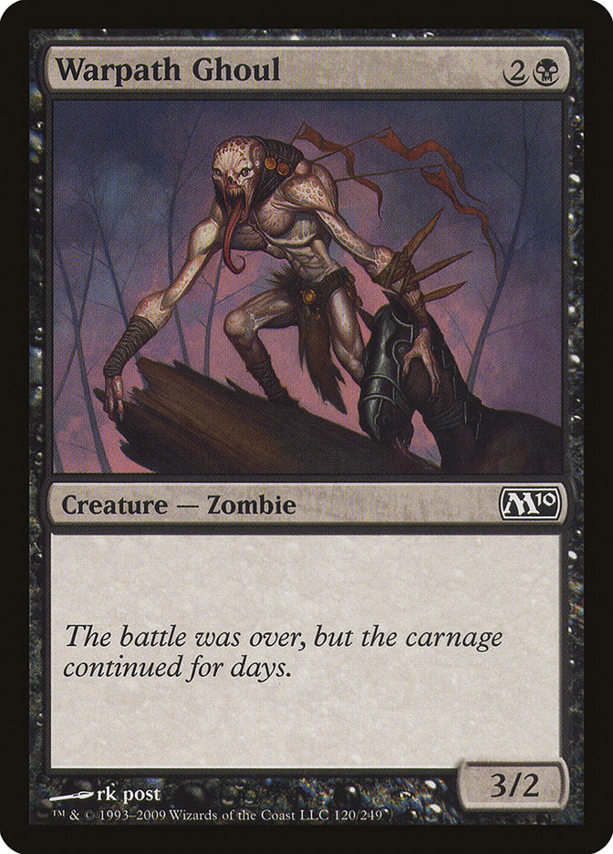 Warpath Ghoul [Magic 2010]