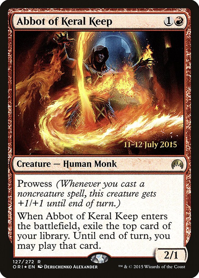 Abbot of Keral Keep [Magic Origins Prerelease Promos] - Bea DnD Games