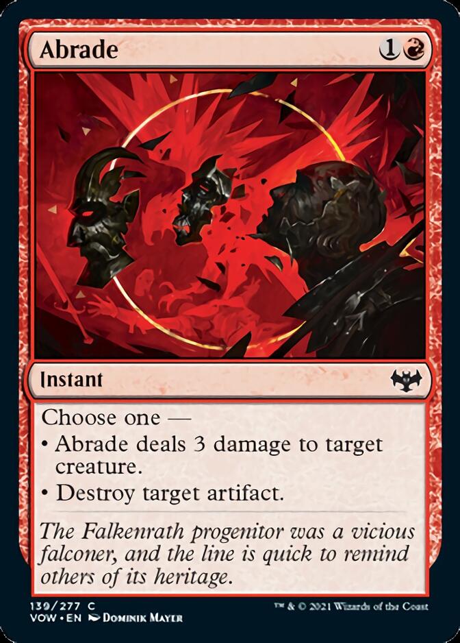 Abrade [Innistrad: Crimson Vow] - Bea DnD Games